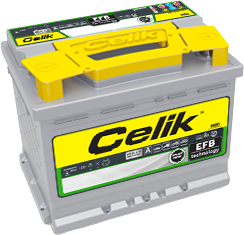 12 VOLT 63 AMPER EFB ÇELİK AKÜ (START-STOP)